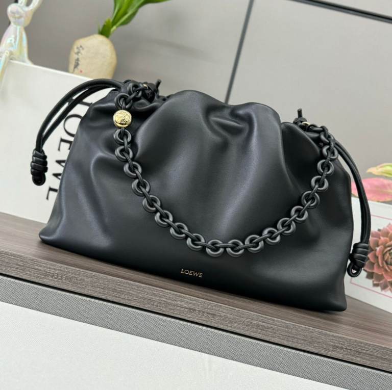 Loewe Flamenco Mini Bag in Black Leather – As Good As New