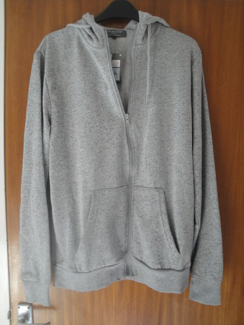 Primark Light Grey with Black Fleck Hoodie (Hoody). New with tags. Size M