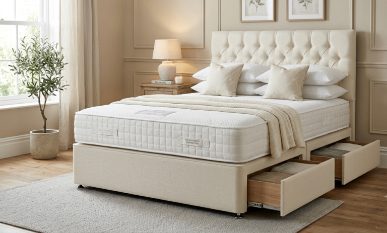 🛏️ Brand new Double Bed Base With Drawers 📞 33% OFF Order Now Same Day Delivery 🚀