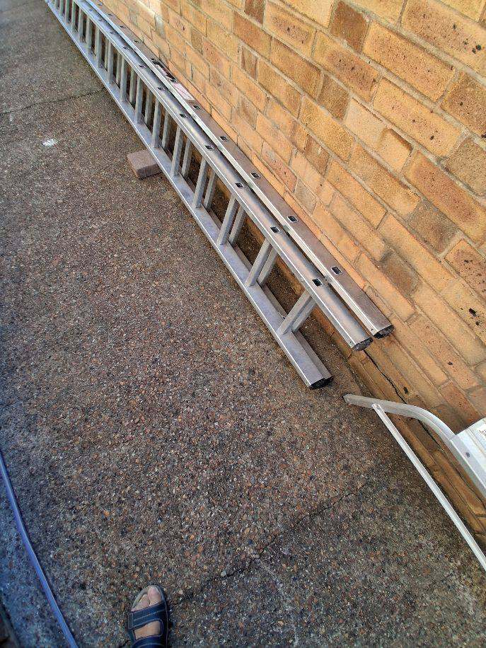 Ladder Aluminium extending