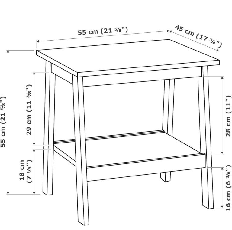 IKEA Lunnarp side tables x2