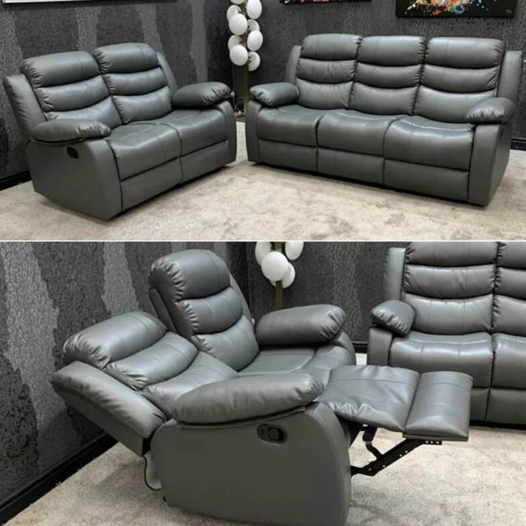 Roma Corner Recliner Sofa & 3-2 Recliner ✨ Comfy Premium Sofa Cash on Delivery **