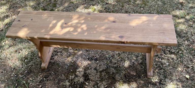 Sturdy Wooden Bench - Good Condition