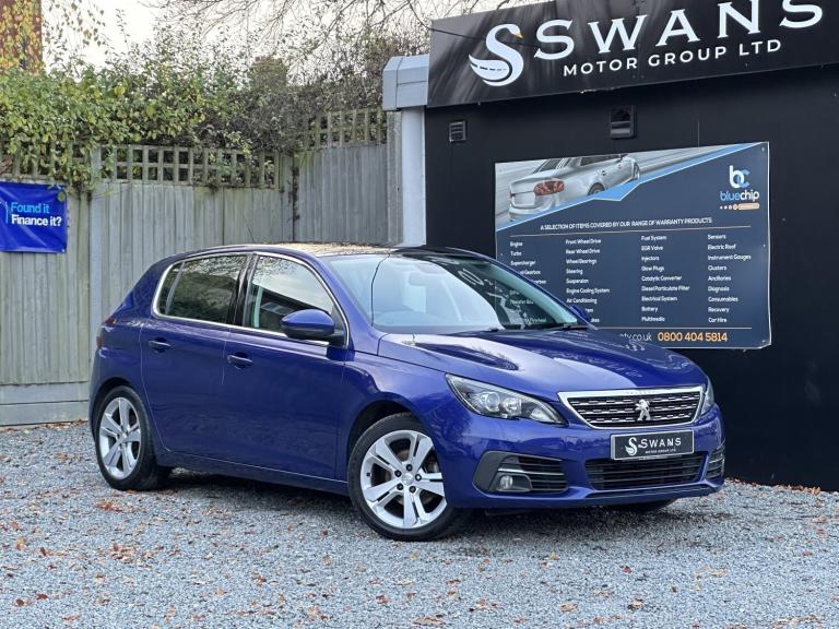 2018 Peugeot 308 1.5 BlueHDi Allure Diesel manual 5 Door Hatchback Blue