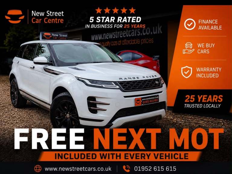 2019 Land Rover Range Rover Evoque 2.0 D150 R-Dynamic S Auto 4WD Euro 6 (s/s) 5dr ESTATE Diesel A...
