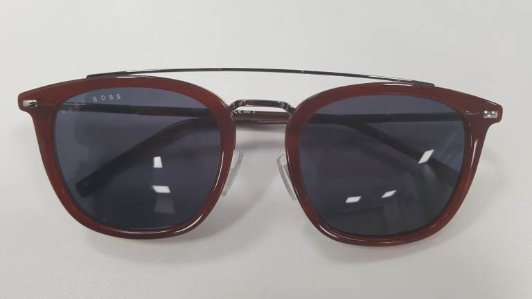 Hugo Boss 1178 gents Large grey 53mm lense red sunglasses