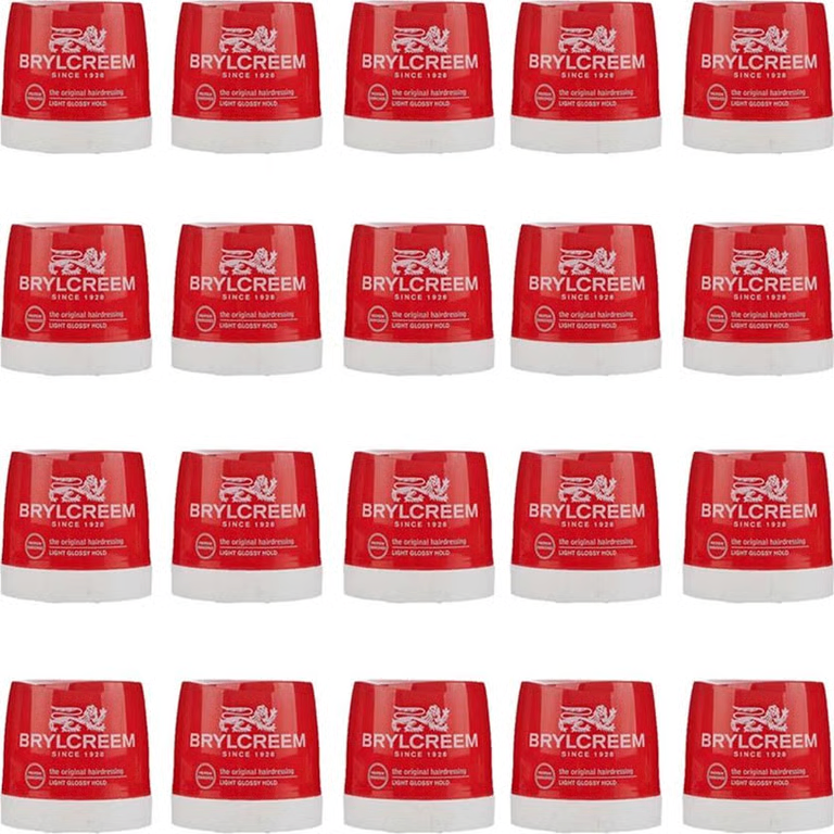 🌟Quantity: 20 - Brylcreem - Hair Cream - Original - 250ml - Light Glossy Hold - Tub - Brylcream 👱