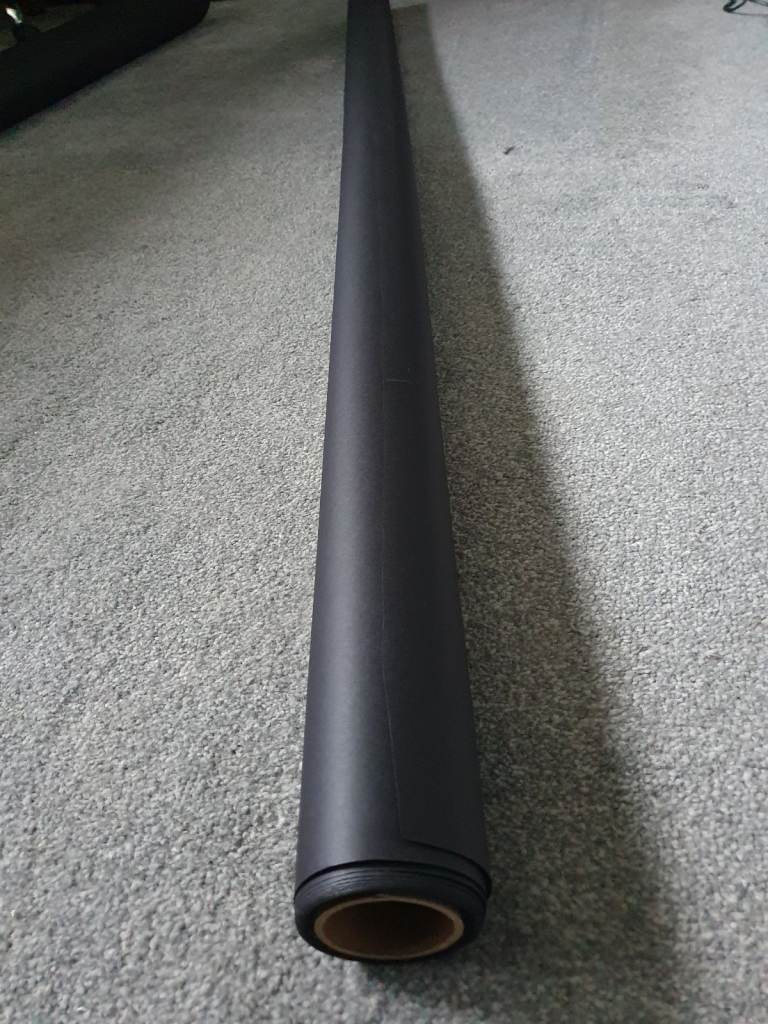 Black paper backdrop for photography 