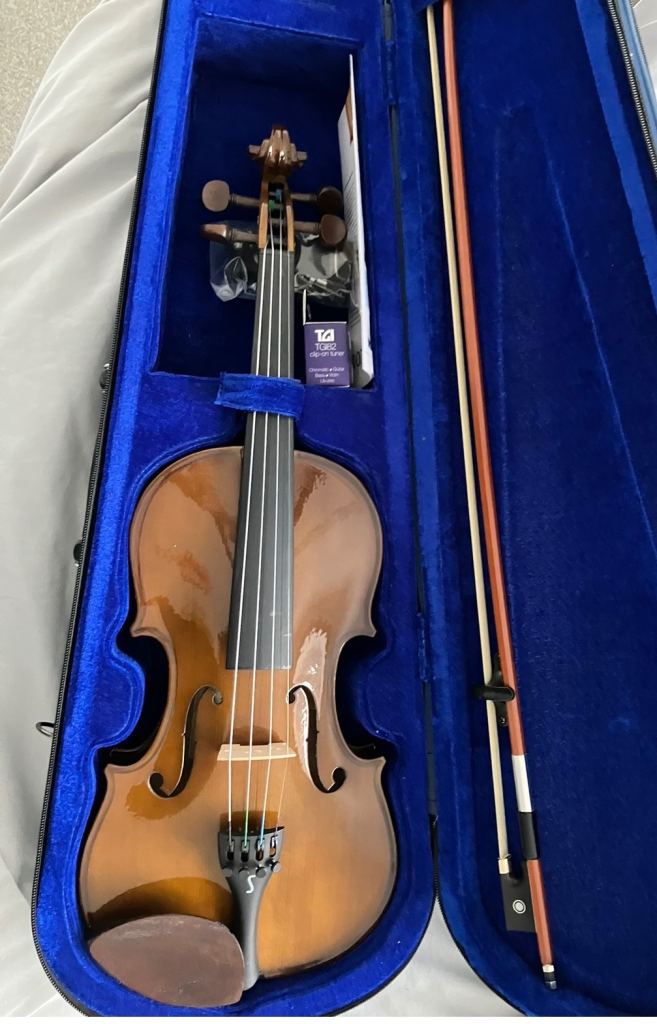 Beautiful Violin with Bow and Hard Case – New