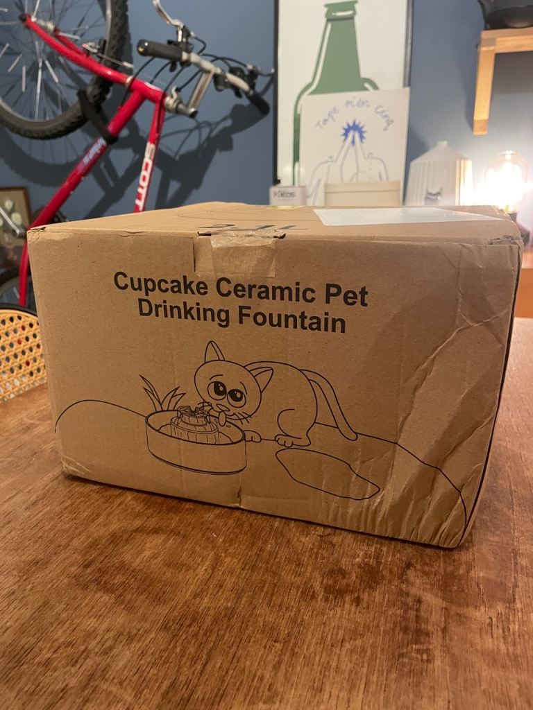 Cat Drinking Fountain 