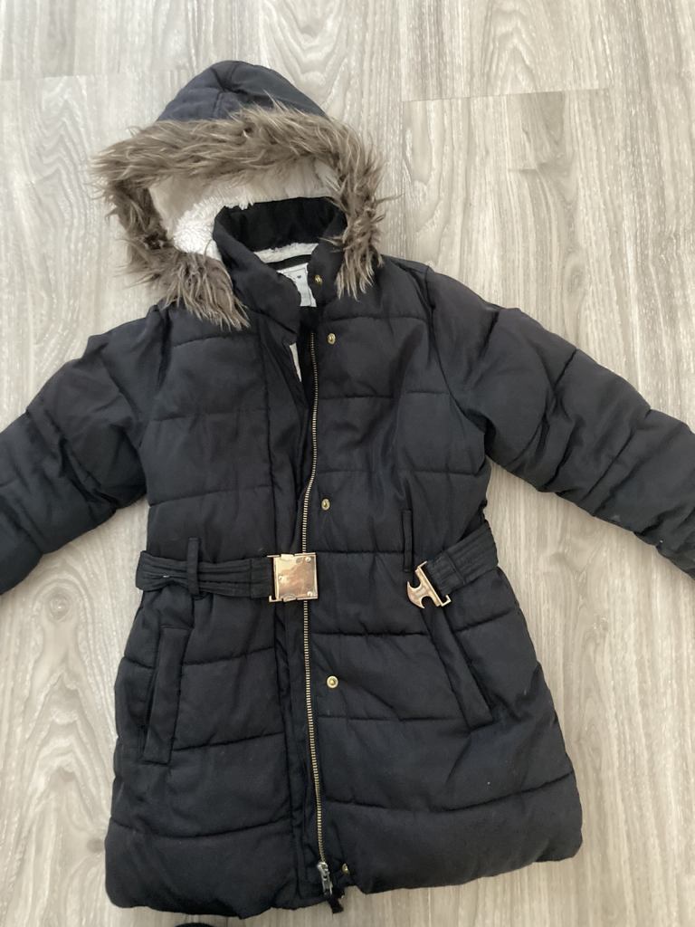 Girls M & S winter coat age 7-8