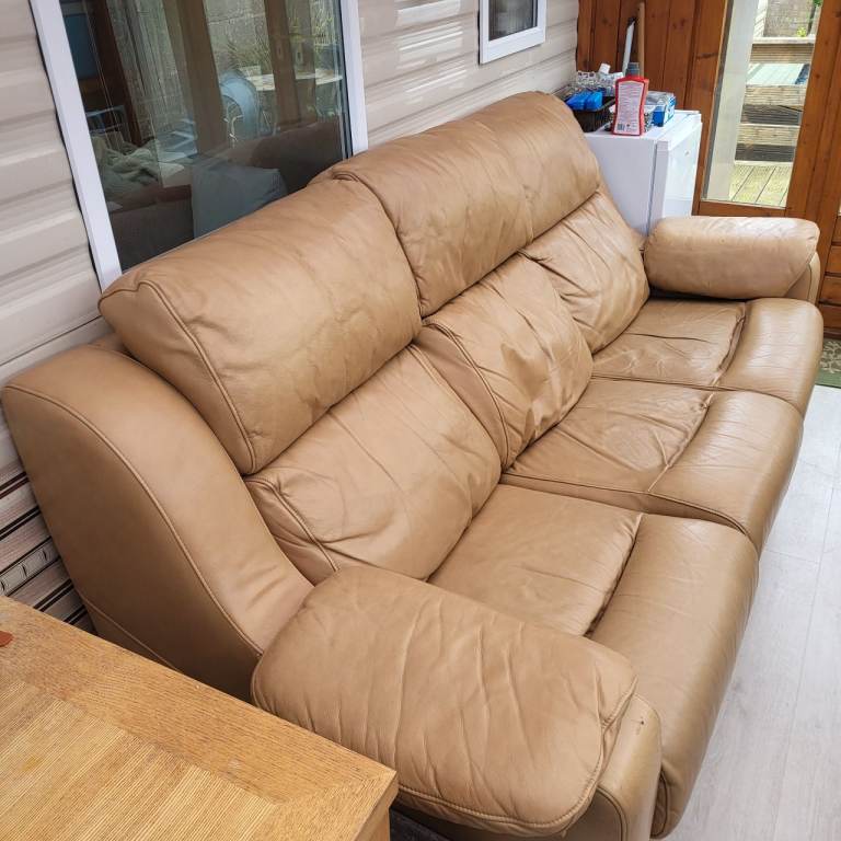 Free large leather Sofa 
