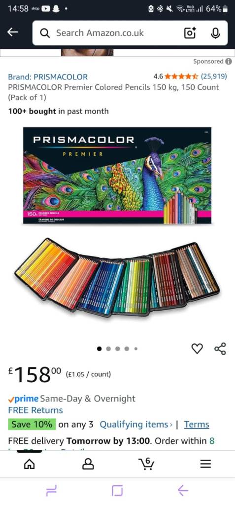 Prismacolor pencils hardly used