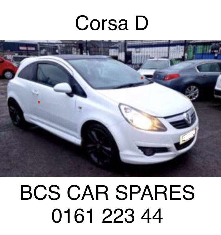 Vauxhall Corsa D.  Front Bumper. White.  Ltd Edition. 2008 - 2010 