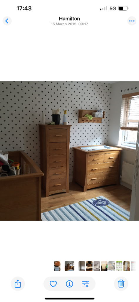 Mamas and Papas ocean furniture set 