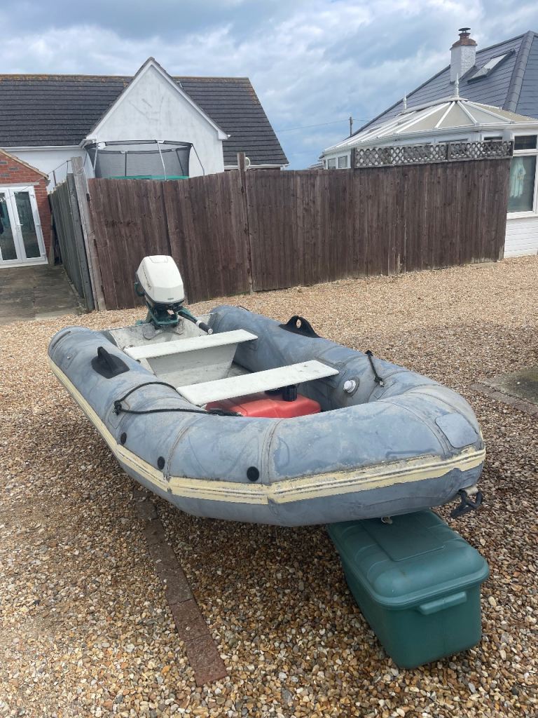 avon rib with 6hp johnson twin