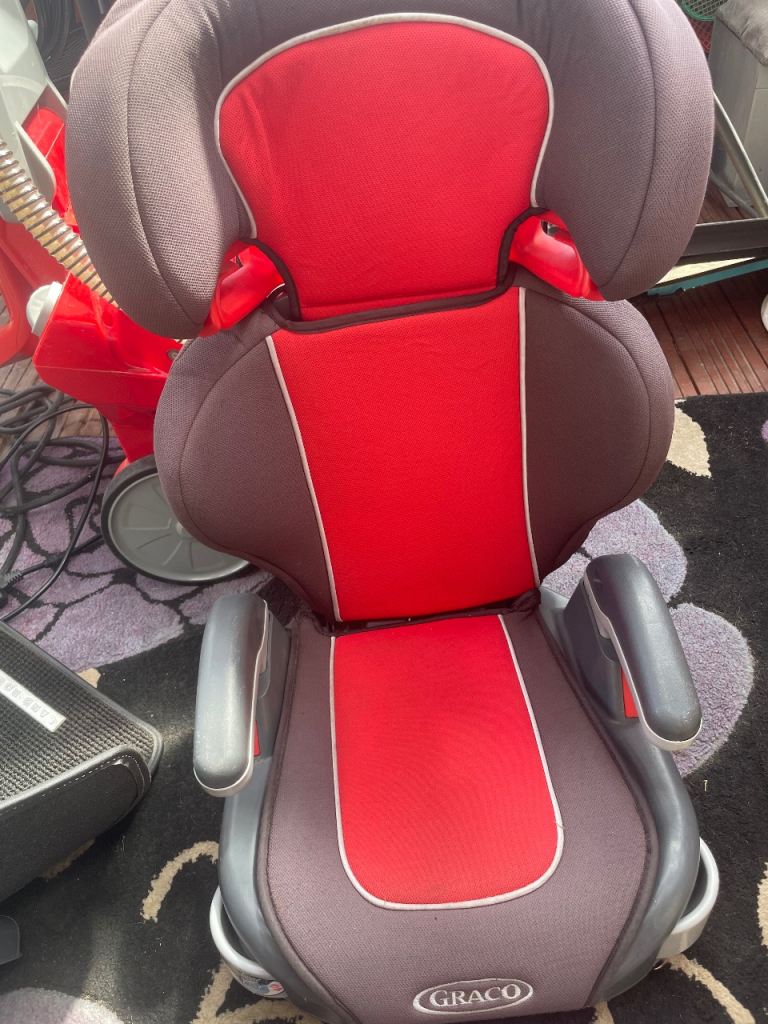 Graco Child Car Seat - Red/Grey