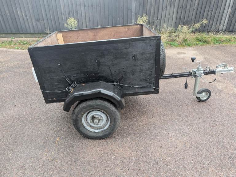 Wooden and metal trailer