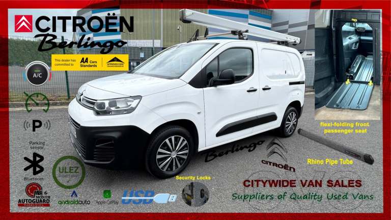 2020 Citroen Berlingo NO VAT 1.5 BlueHDi 1000Kg Enterprise 100ps  PANEL VAN Diesel Manual