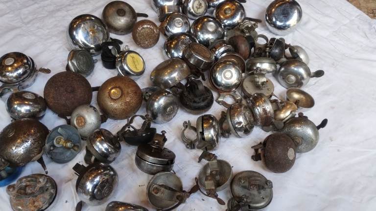 Garage clearance job lot vintage bicycle bells