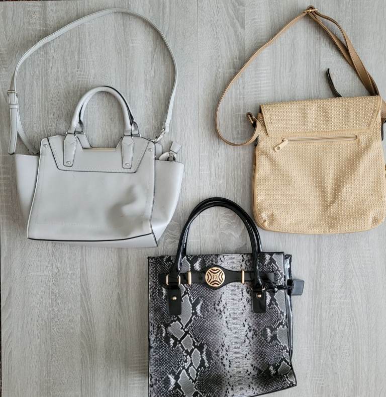 Handbags x 3- new