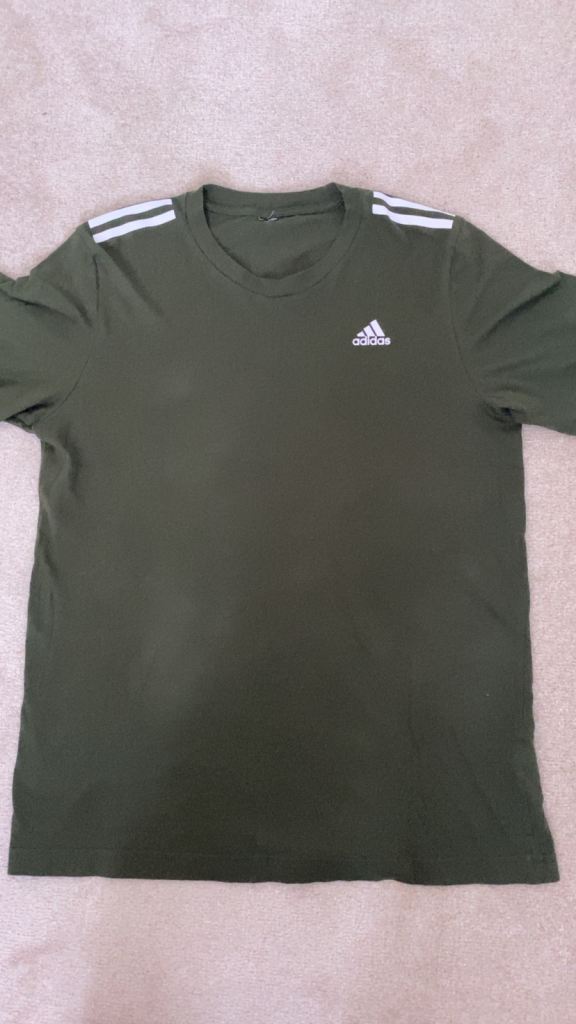 adidas Wash Bag 3 Stripes Essentials with Abercrombie T-Shirt