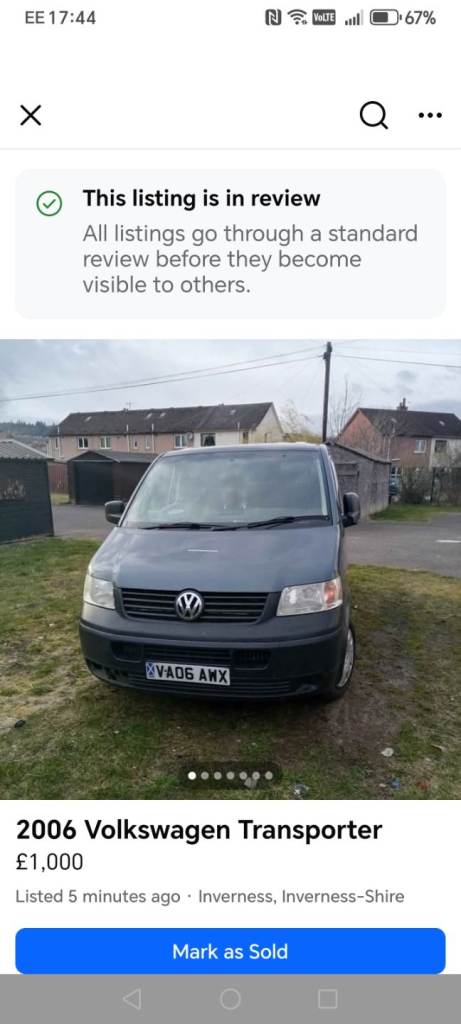 VW Camper - non runner
