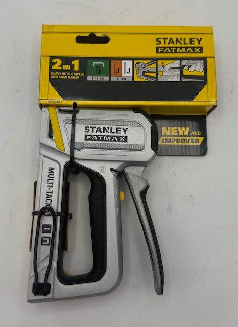 Stanley FMHT70250-0 FatMax 2-in-1 Heavy Duty Hand Stapler Multi Tacker