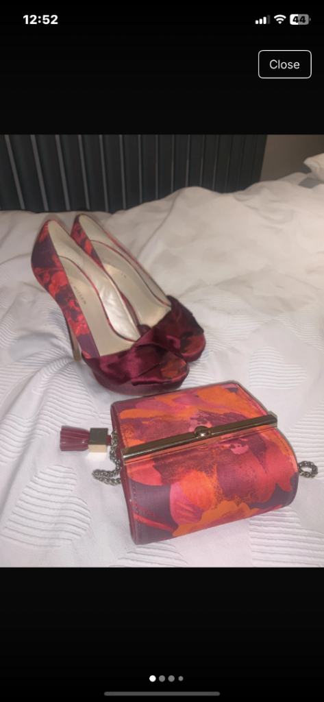 Karen Millen heels and bag set 