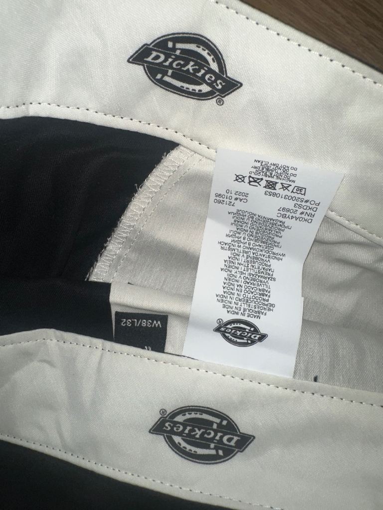 Dickies pants bought off asos 