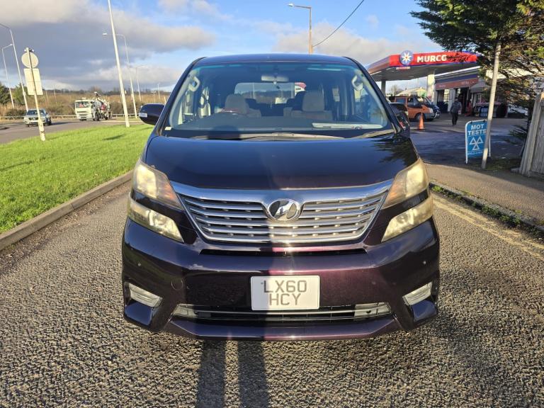 2010 Toyota Vellfire G PURPLE 2.4 PETROL 2010(60) ULEZ FREE, 7 SEATERS MPV Petrol Automatic