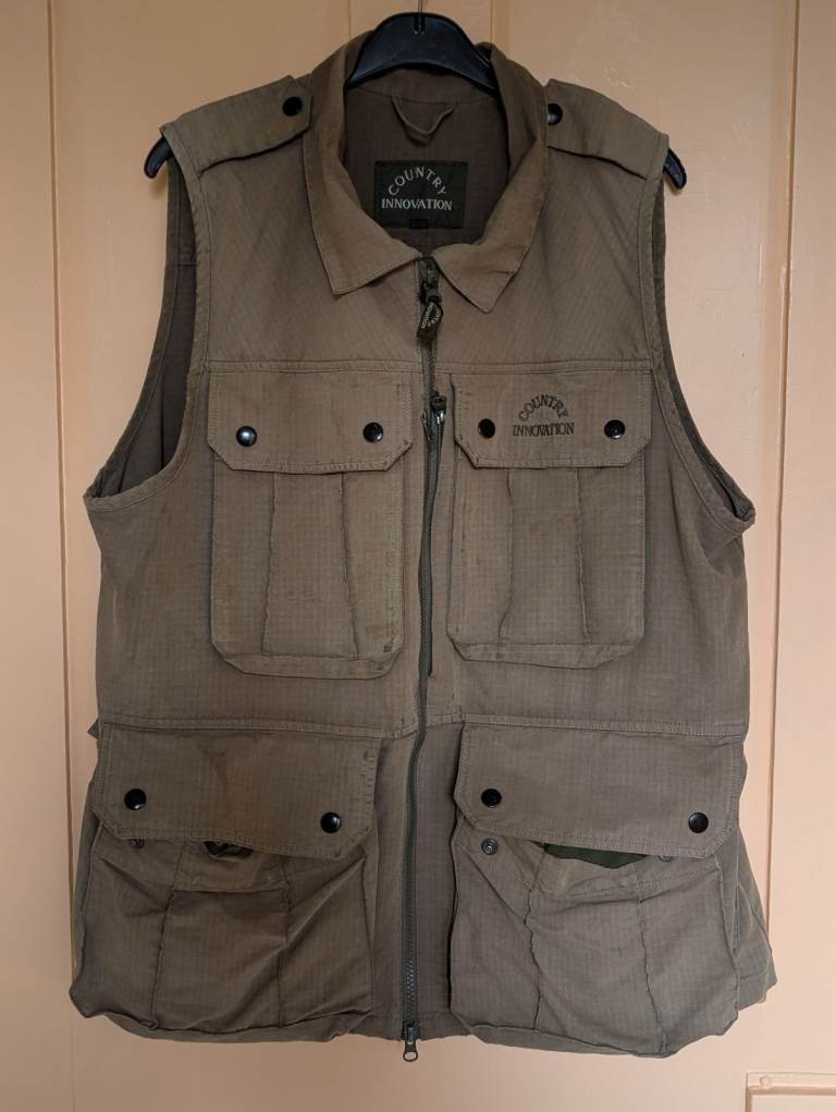 Country Innovation Multi-pocketed Utility Gilet Size M