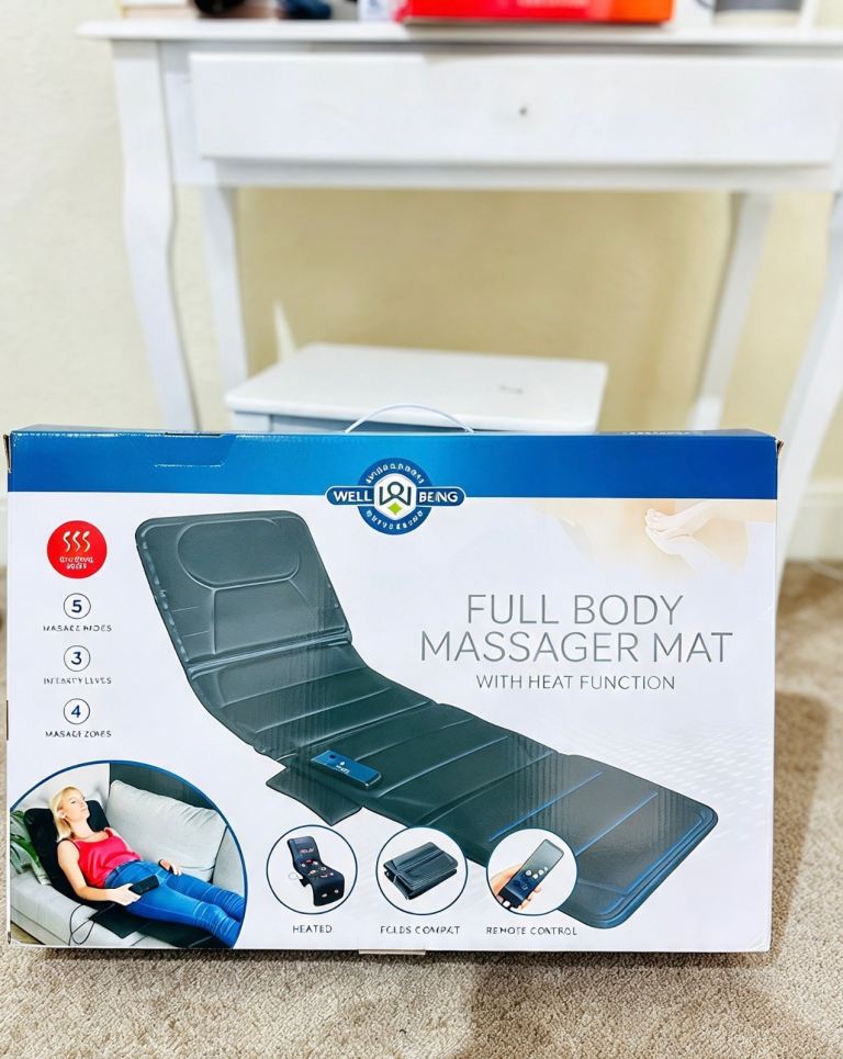 WELLBEING Full Body Massager Mat with Heat Function – NEW