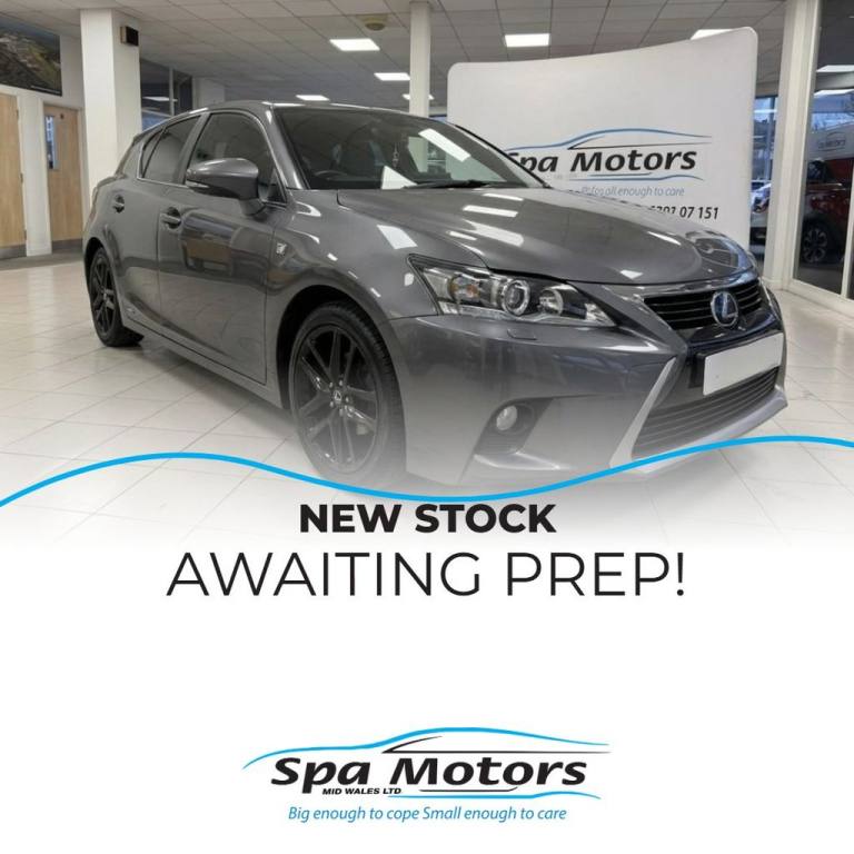 2016 Lexus CT 200h 1.8 Sport 5dr CVT Auto HATCHBACK PETROL/ELECTRIC Automatic