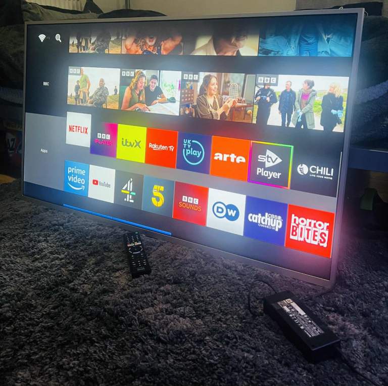 50” Sony Bravia HDR 4K smart LED TV (to be wall mounted)