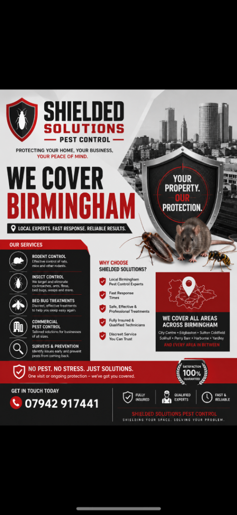Pest Control Services Rats/Mice/Bedbugs/Fleas/Wasps