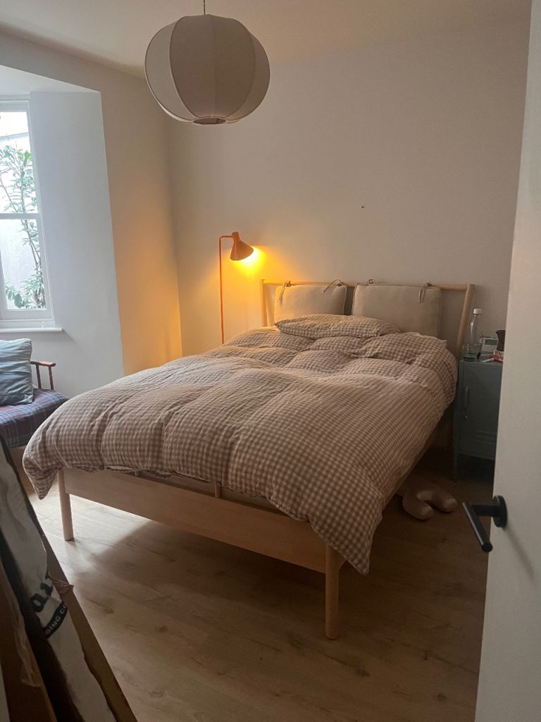 Ikea BJÖRKSNÄS Bed with Simba Pro Matress with protector (rrp £450 & £1200)
