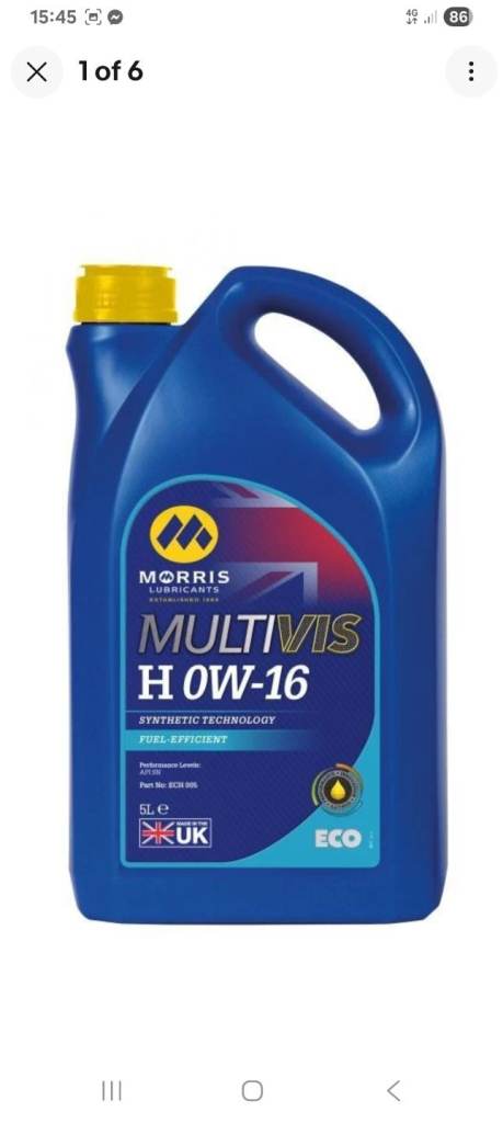 Toyota Aygo X 2024 oil and filter