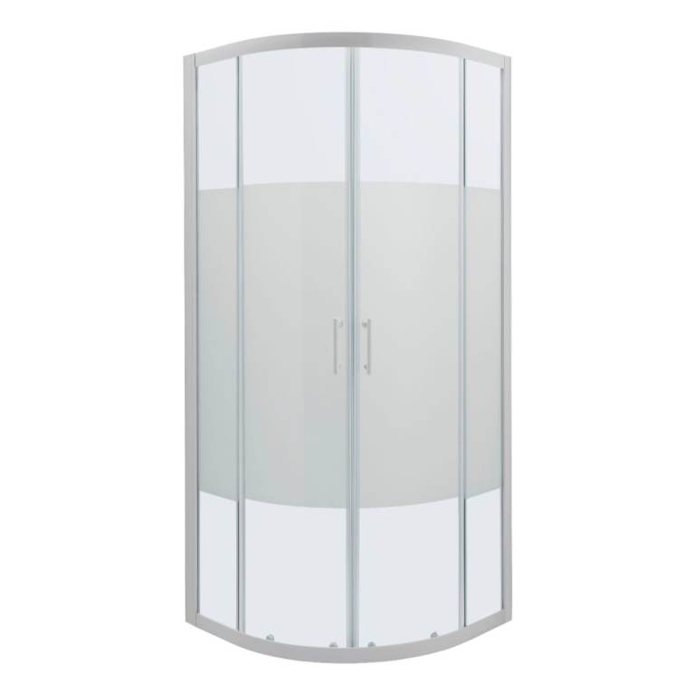 White quadrant shower enclosure 800mm