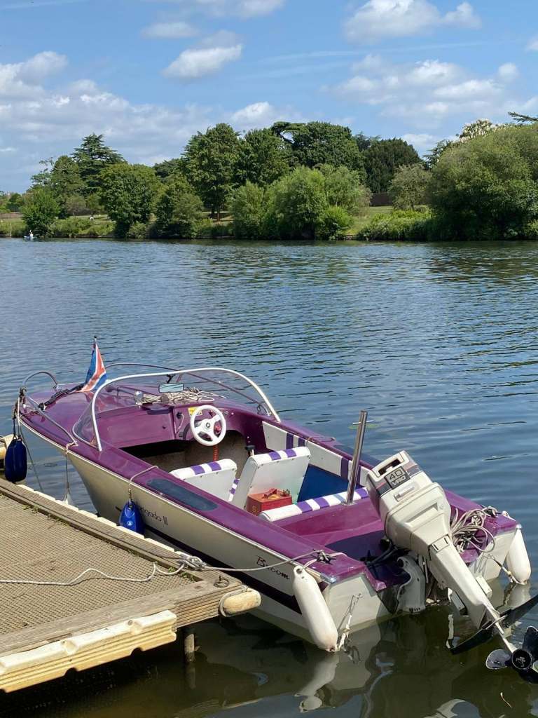 Broom Gemini 13ft Ski Boat with 40hp Johnson & Road trailer