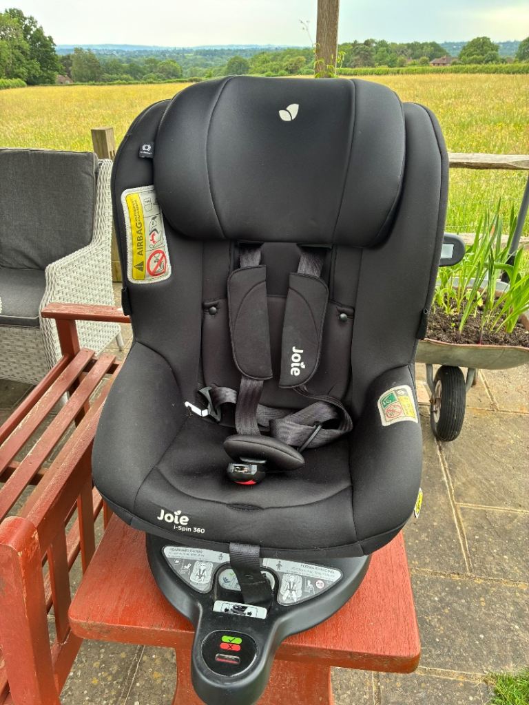 Joie i-Spin 360 Car Seat - Black, Good Condition