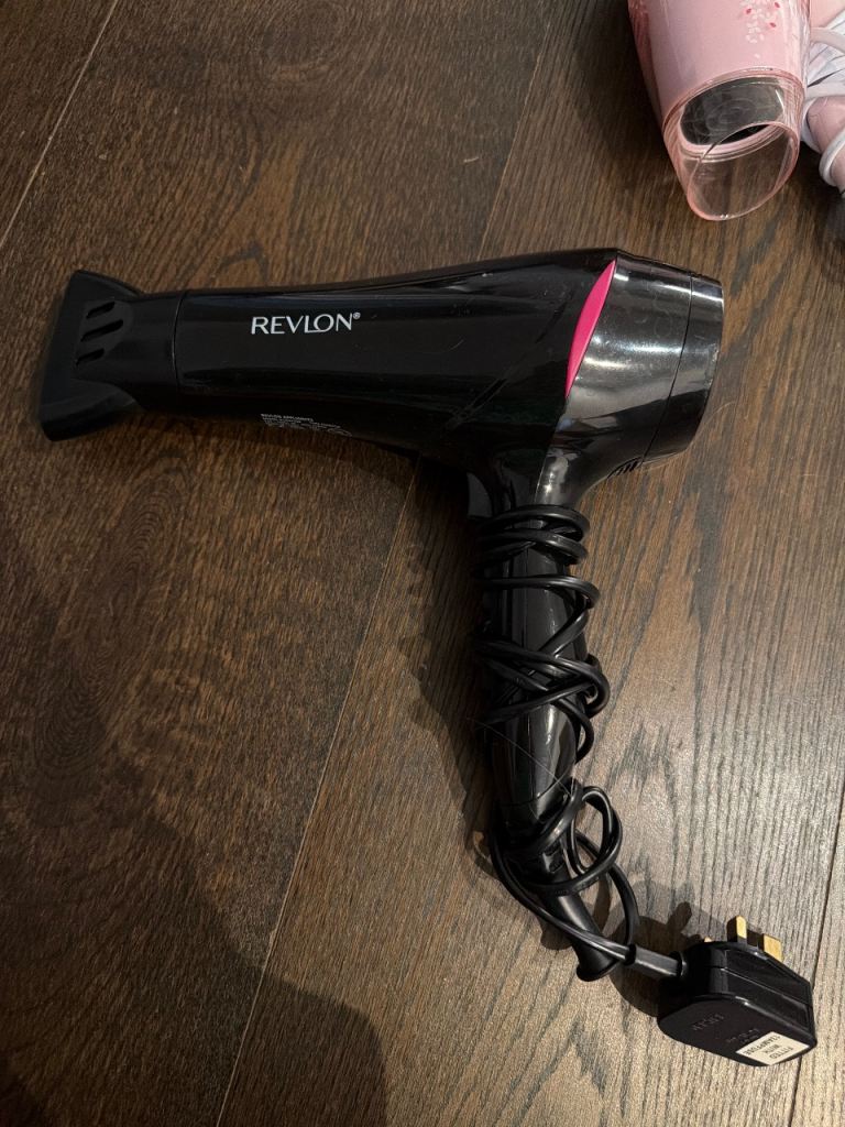 Revlon Hair Dryer – Black, Good Condition