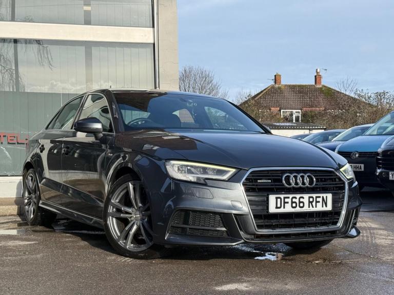 2017 Audi A3 2.0 TDI S line quattro Euro 6 (s/s) 4dr SALOON Diesel Manual