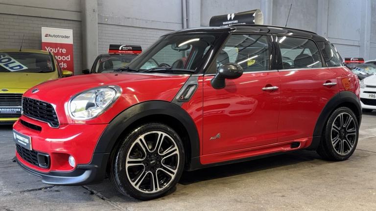 MINI COUNTRYMAN 1.6 Cooper S ALL4 Countryman Red 5dr PARTLEATHER+SATNAV 2014