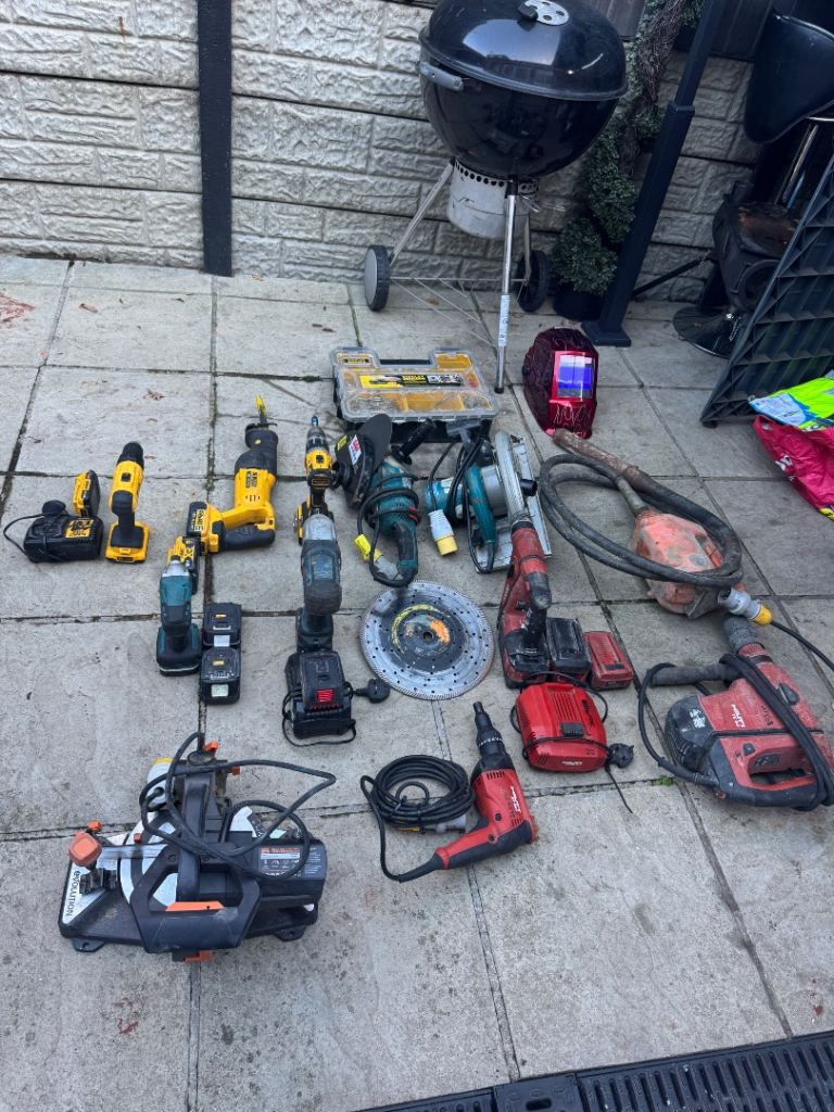 image for Large Bundle of Professional Power Tools – DeWalt, Makita, Hilti & More