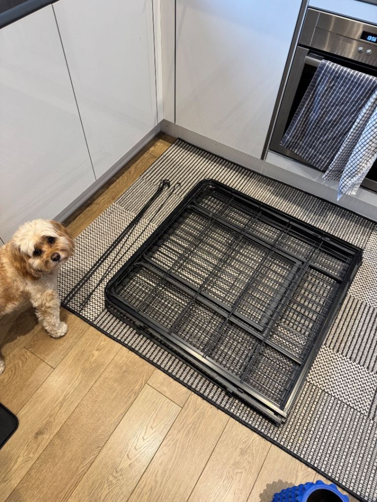 Heavy Duty 6 Panel Pet Playpen Dog Exercise Pen Cat Fence