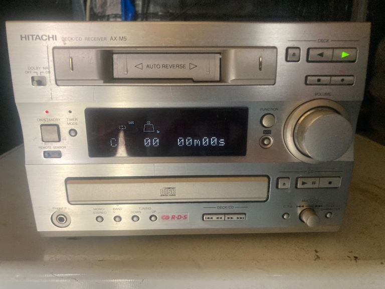 Hitachi  AX-M5E Hifi Stereo System Cassette CD Tuner Aux Receiver Audio