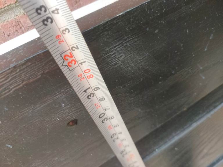 Black pvc door with design NO FRAME 