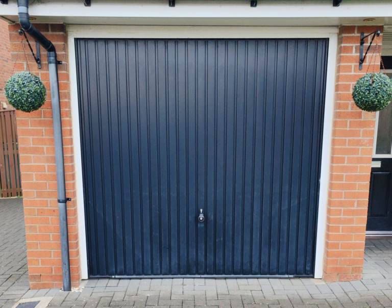 Black Garage Door 