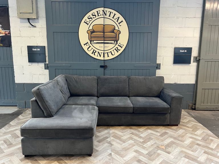 image for John Lewis grey L sofa, FREE DELIVERY 